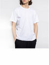 Face Patch Crew Neck Short Sleeve T-Shirt White - ACNE STUDIOS - BALAAN 2