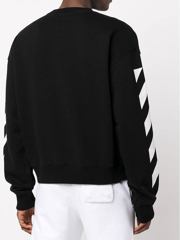 Logo Printing Sweatshirt Sweatshirt Black - OFF WHITE - BALAAN 5