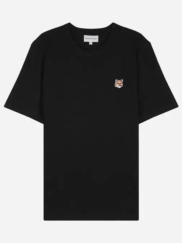 Fox Head Patch Classic Short Sleeve T-Shirt Black - MAISON KITSUNE - BALAAN 2