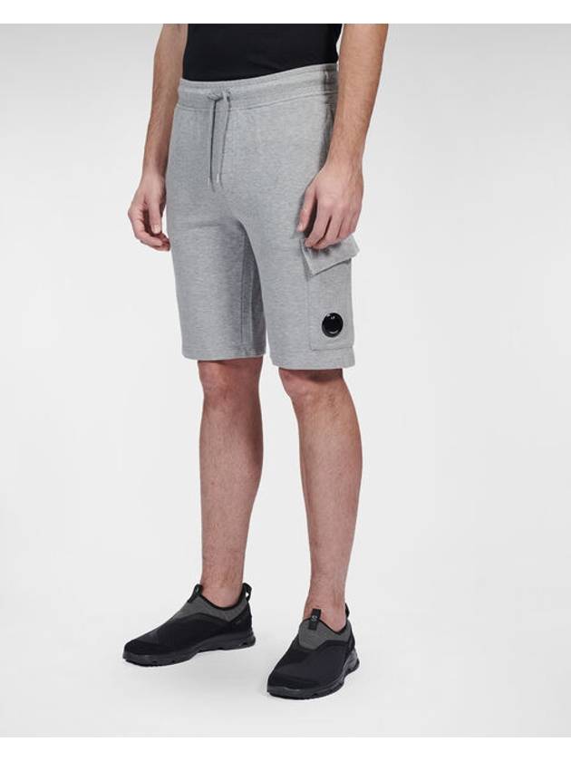 Lens Banding Cargo Shorts Grey - CP COMPANY - BALAAN 3