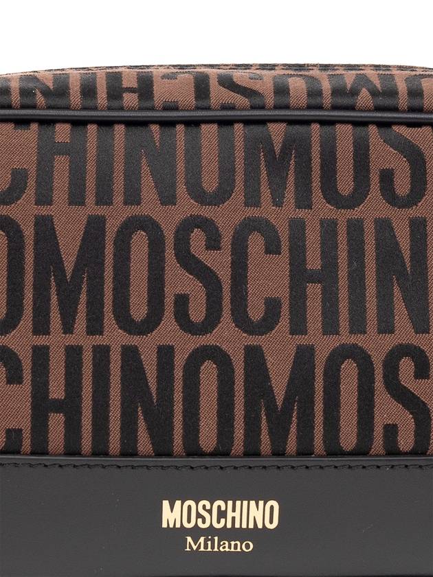 Clutch Pouch A8402 8268 1103 BROWN - MOSCHINO - BALAAN 7