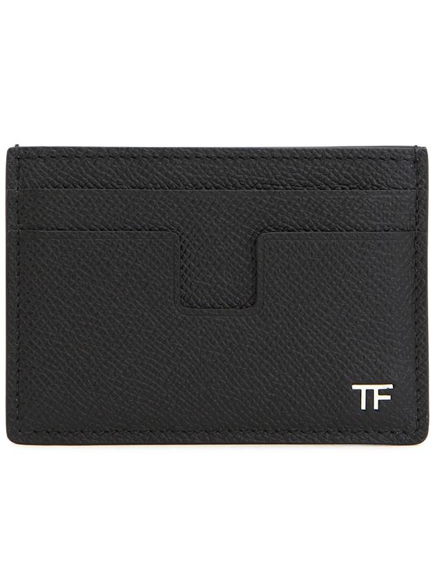 Money Clip Calfskin Card Wallet Black - TOM FORD - BALAAN 2