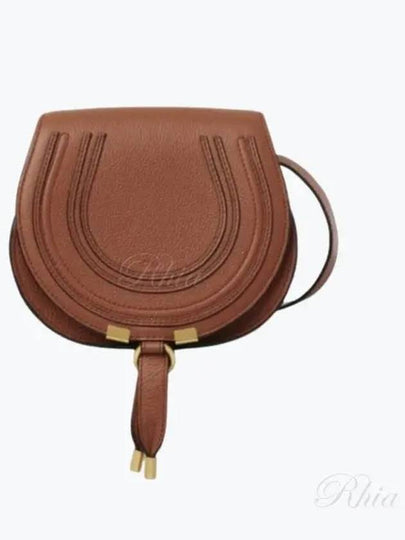 Marcie Saddle Small Grained Leather Cross Bag Tan - CHLOE - BALAAN 2