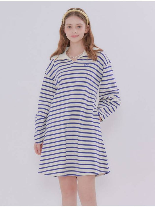 MET stripe collar A one piece blue - METAPHER - BALAAN 2