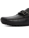 Men's City Gomino Leather Driving Shoes Black - TOD'S - BALAAN 9