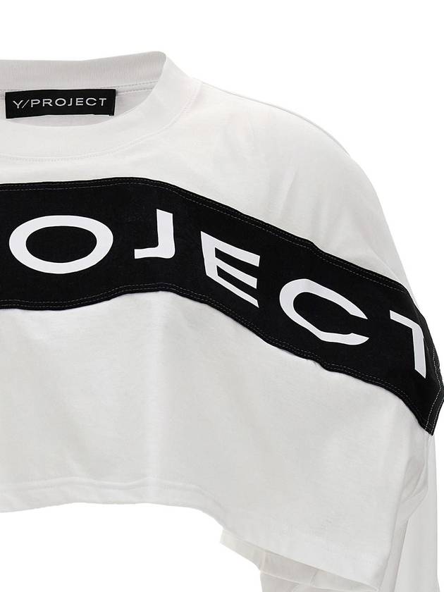 Y/Project Logo Crop T-Shirt - Y/PROJECT - BALAAN 3