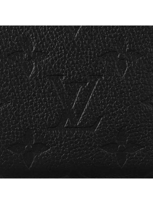 Lisa Monogram Leather Half Wallet Black - LOUIS VUITTON - BALAAN 6