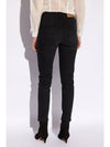 Niliane Slim Denim Jeans Black - ISABEL MARANT - BALAAN 4