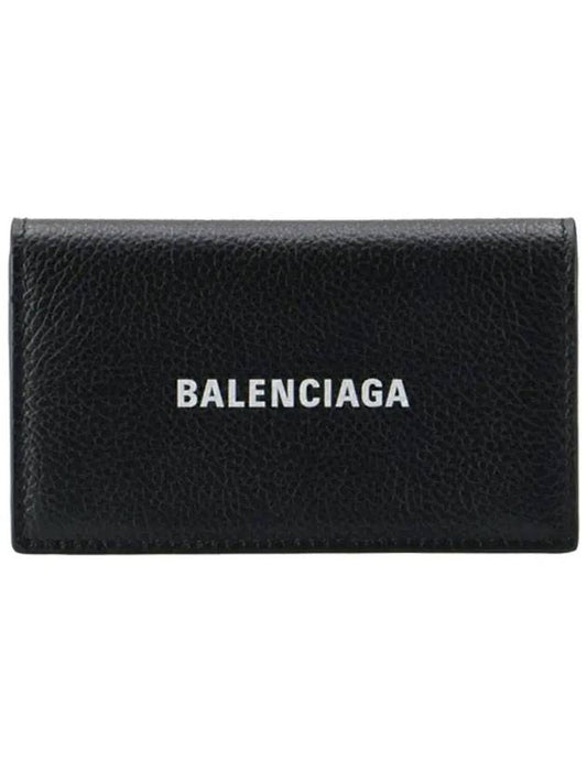 Everyday Key Holder Card Wallet Black - BALENCIAGA - BALAAN 1