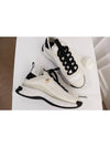 Mixed Fibers Velvet Calfskin Low Top Sneakers Ivory - CHANEL - BALAAN 8