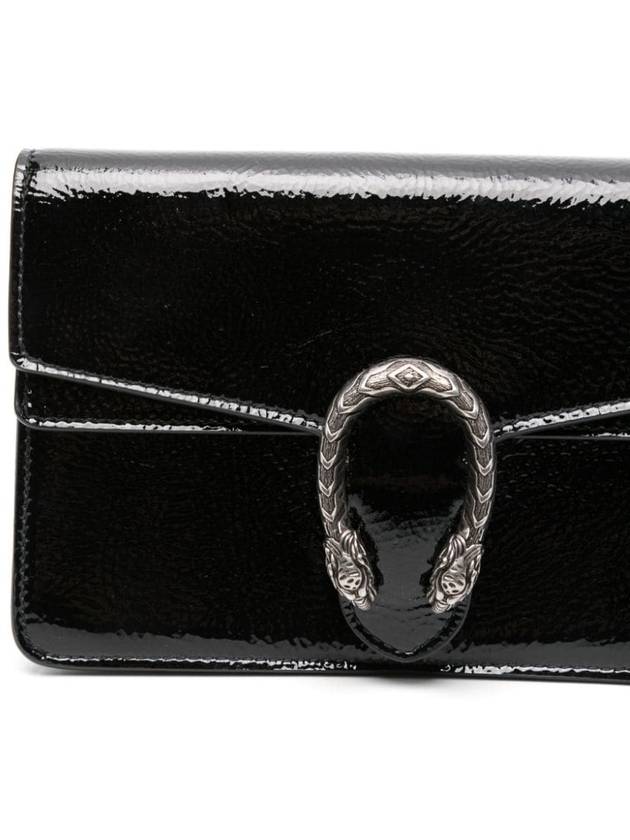 Dionysus Patent Leather Shoulder Bag Black - GUCCI - BALAAN 4