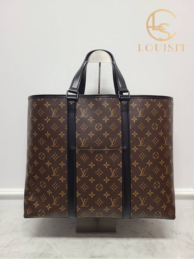 Used luxury goods Louis It Monogram Macassar Weekend Tote Cross Bag - LOUIS VUITTON - BALAAN 1