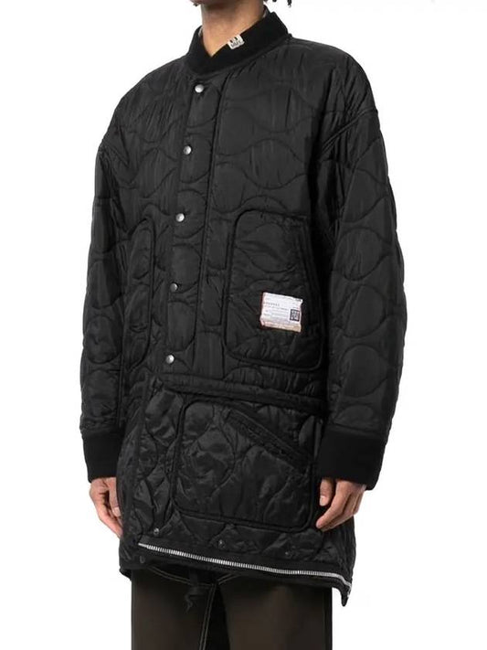 Maison MAISON Bottom Layered Quilted Coat Black - MIHARA YASUHIRO - BALAAN 2