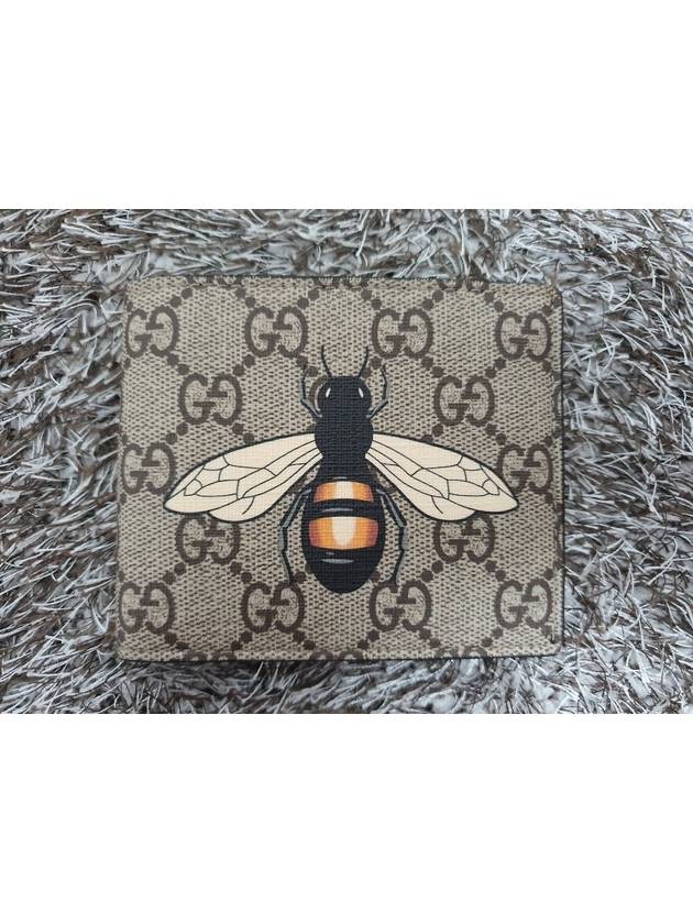 Bee GG Supreme Half Wallet - GUCCI - BALAAN 3