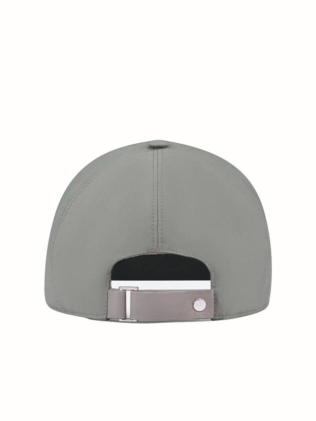 Couture Embroidered Logo Cotton Ball Cap Grey - DIOR - BALAAN 5