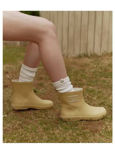 BSM RAIN BOOTS LOW HONEY BUTTER - BENSIMON - BALAAN 1