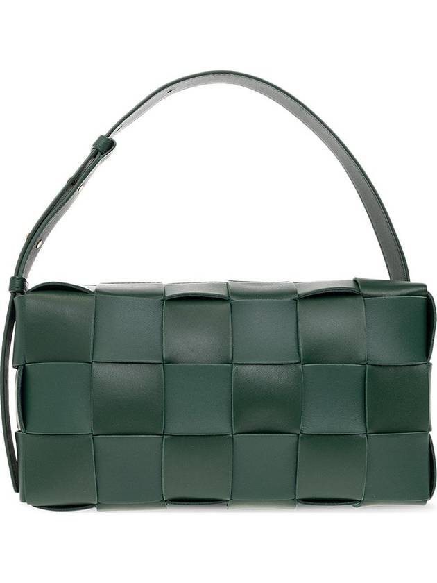 Brick Cassette Intrecciato Shoulder Bag Raintree - BOTTEGA VENETA - BALAAN 2