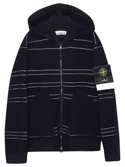 Men's Wappen Patch Zip-up Jacket Navy - STONE ISLAND - BALAAN 2