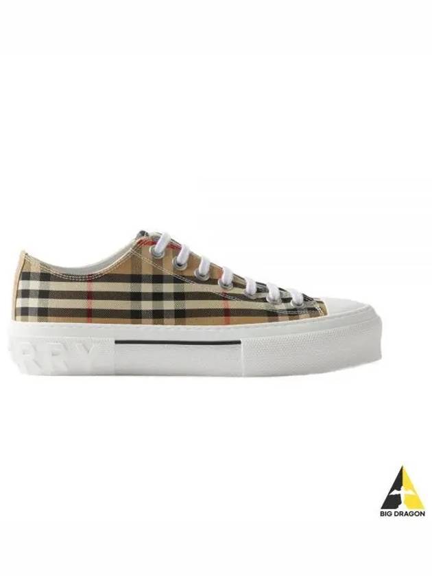 Vintage Check Cotton Sneakers Archive Beige - BURBERRY - BALAAN 2