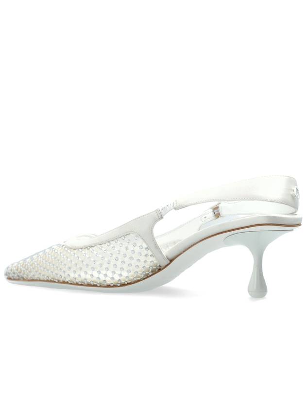 Jimmy Choo Heeled Shoes ‘Amel’, Women's, White - JIMMY CHOO - BALAAN 5