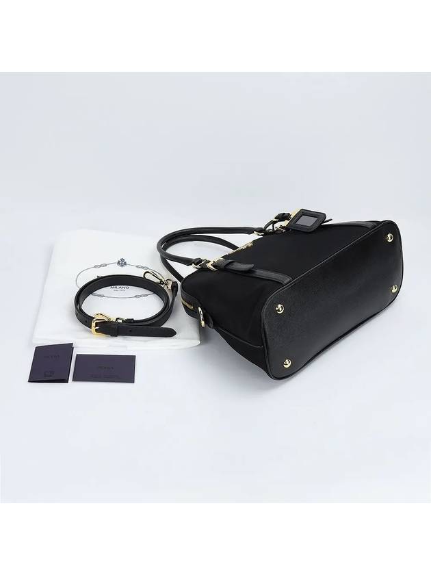 Pocono Saffiano Tote Bag Black - PRADA - BALAAN 7