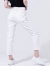 Cotton Span Slim Baggy Fit White Pants DO3232PT79 - DOYOUKNOWMC GOLF WEAR - BALAAN 3