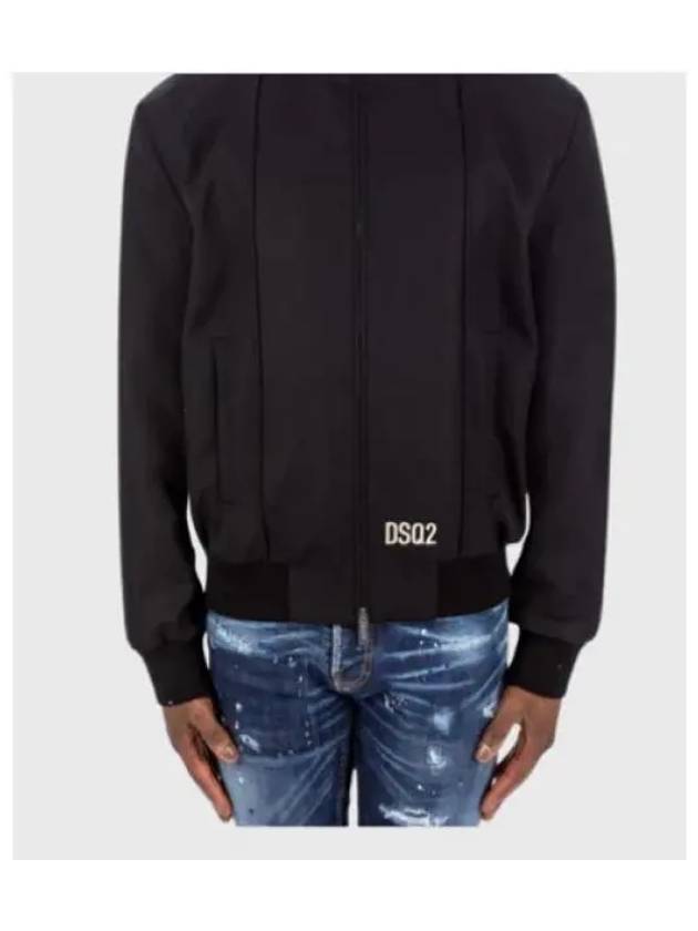 Striped Track Jacket Black - DSQUARED2 - BALAAN 2