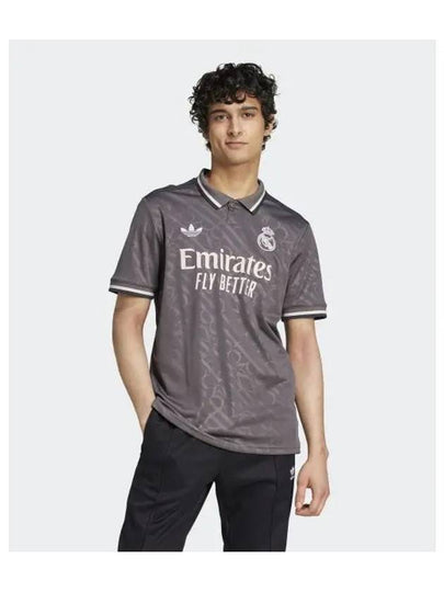 Real Madrid 24/25 Third Jersey Short Sleeve T-Shirt Charcoal - ADIDAS - BALAAN 2