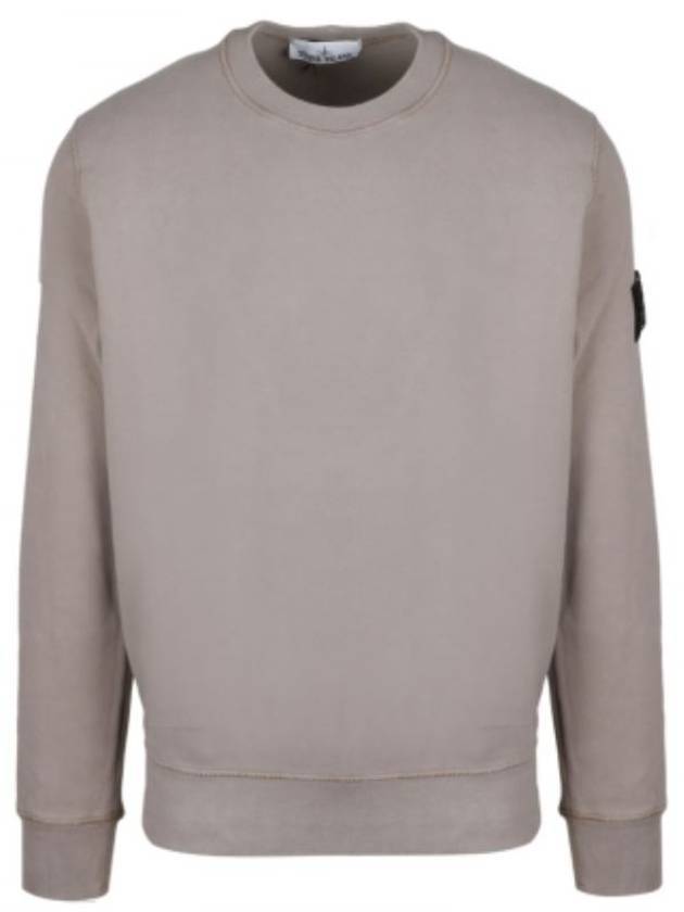 Wappen Patch Sweatshirt Grey - STONE ISLAND - BALAAN 1