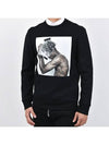 Gypsum Tattoo Printing Neoprene Sweatshirt 330F - NEIL BARRETT - BALAAN 1