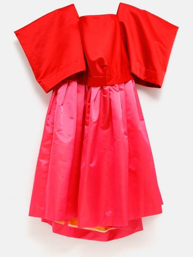 Colour-Block Voluminous Midi Dress - COMME DES GARCONS - BALAAN 2