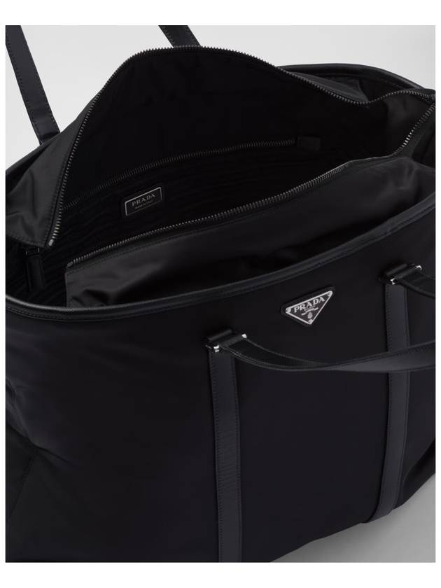 Re-Nylon Saffiano Tote Bag Black - PRADA - BALAAN 4