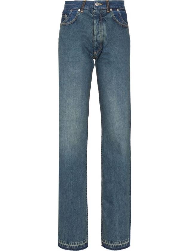 Back Stitch 7 Pocket Straight Jeans - MAISON MARGIELA - BALAAN.