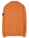 Wappen Patch Crew Neck Sweatshirt Orange - STONE ISLAND - BALAAN 3