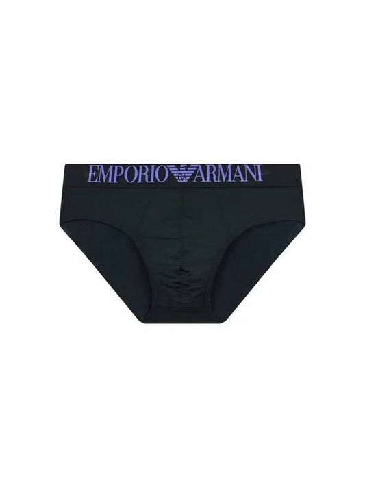 UNDERWEAR Men s Center Big Logo Banding Briefs Black - EMPORIO ARMANI - BALAAN 1