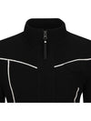 Official W TIPPING POINT ZIP UP CARDIGAN BK - ANEWGOLF - BALAAN 5