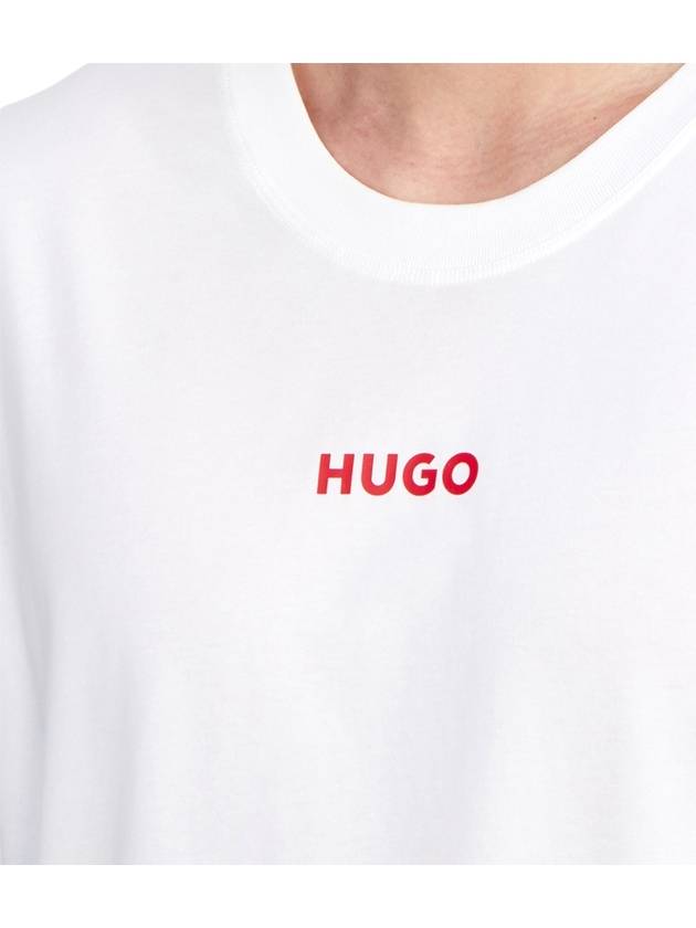 Logo Cotton Short Sleeve T-shirt White - HUGO BOSS - BALAAN 7