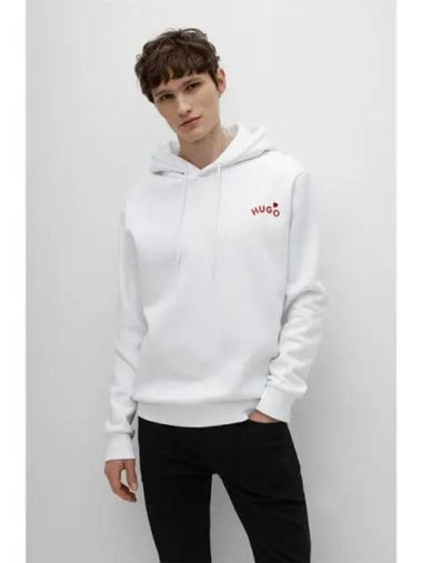 HUGO heart logo relaxed fit hood 50469851 100 - HUGO BOSS - BALAAN 1