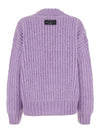 V-Neck Loose Fit Cardigan Lilac - MSGM - BALAAN 3