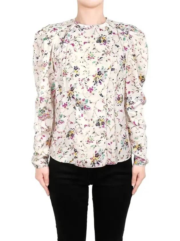 Benson Blouse Ecru - ISABEL MARANT - BALAAN 1