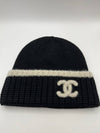 CC logo beanie black - CHANEL - BALAAN 2