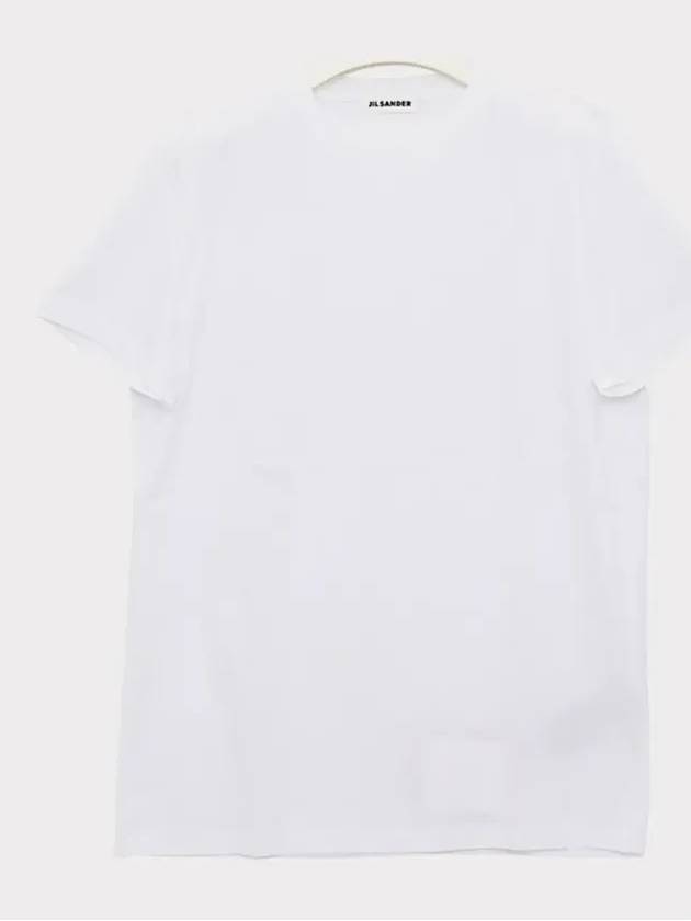 V-neck Short Sleeve T-Shirt White - JIL SANDER - BALAAN 3