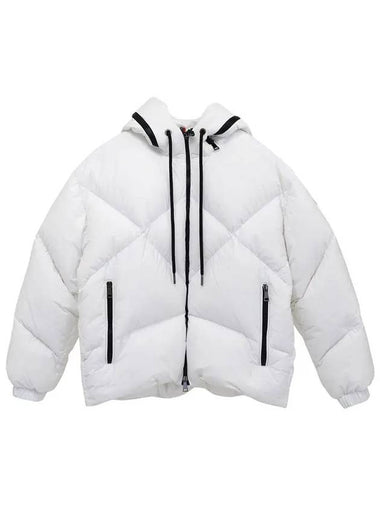 ESTOM logo padded jacket white 1A000 80 595A2 032 - MONCLER - BALAAN 1