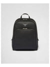 Saffiano Leather Backpack Black - PRADA - BALAAN 2