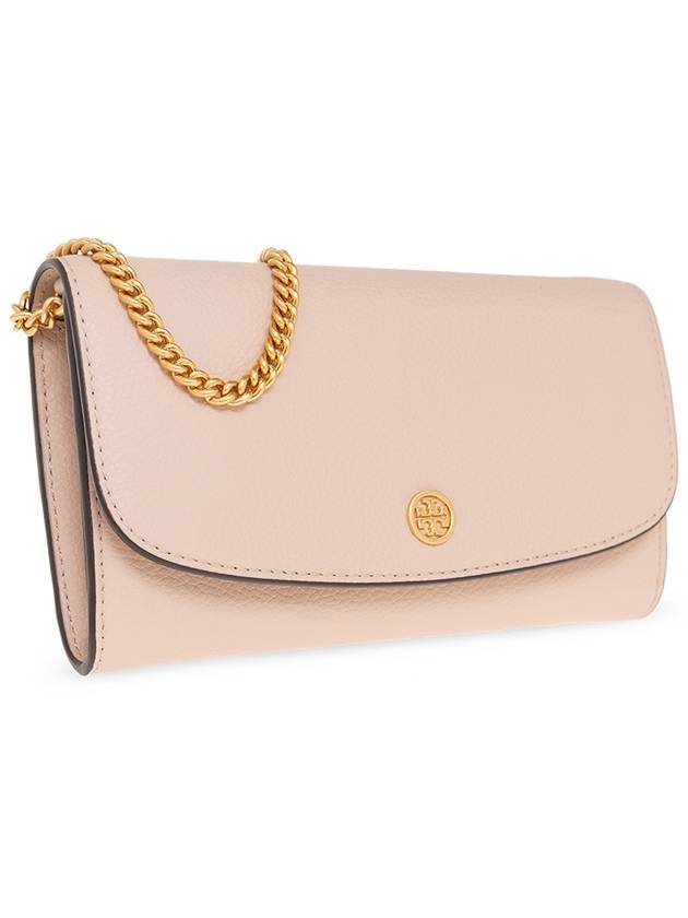 Tory Burch ‘Robinson’ Wallet With Strap, Women's, Pink - TORY BURCH - BALAAN 4