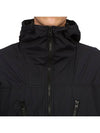 Skin Touch Nylon TC Hooded Jacket Black - STONE ISLAND - BALAAN 7