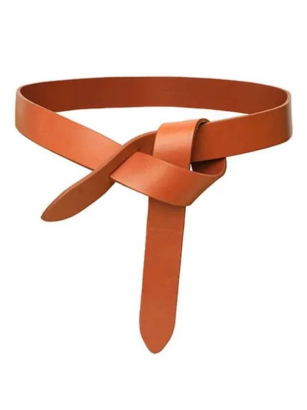 Lecce Knotted Leather Belt Brown - ISABEL MARANT - BALAAN 2