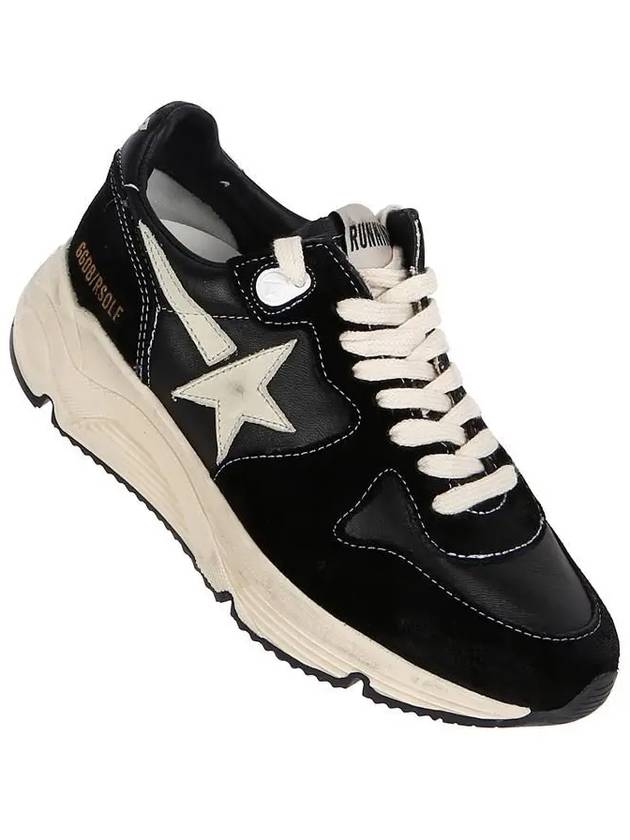 Running Sole Leather Low Top Sneakers Black - GOLDEN GOOSE - BALAAN 2