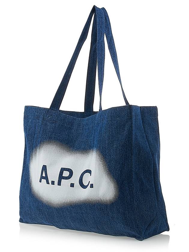 Diane Cotton Tote Bag Blue - A.P.C. - BALAAN 3