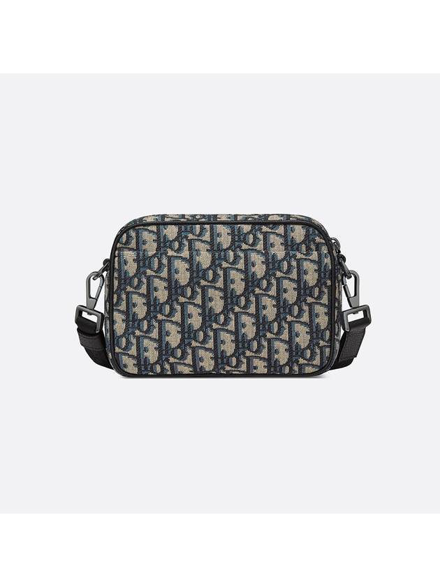 Safari Mini Oblique Jacquard Messenger Bag Beige Black - DIOR - BALAAN 4